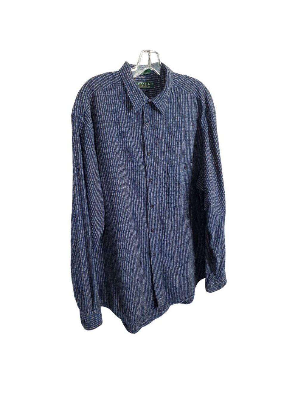 Levi's Sutter Creek Mens Size XL Cotton Big E Long Sleeve Button Up Vintage 90s